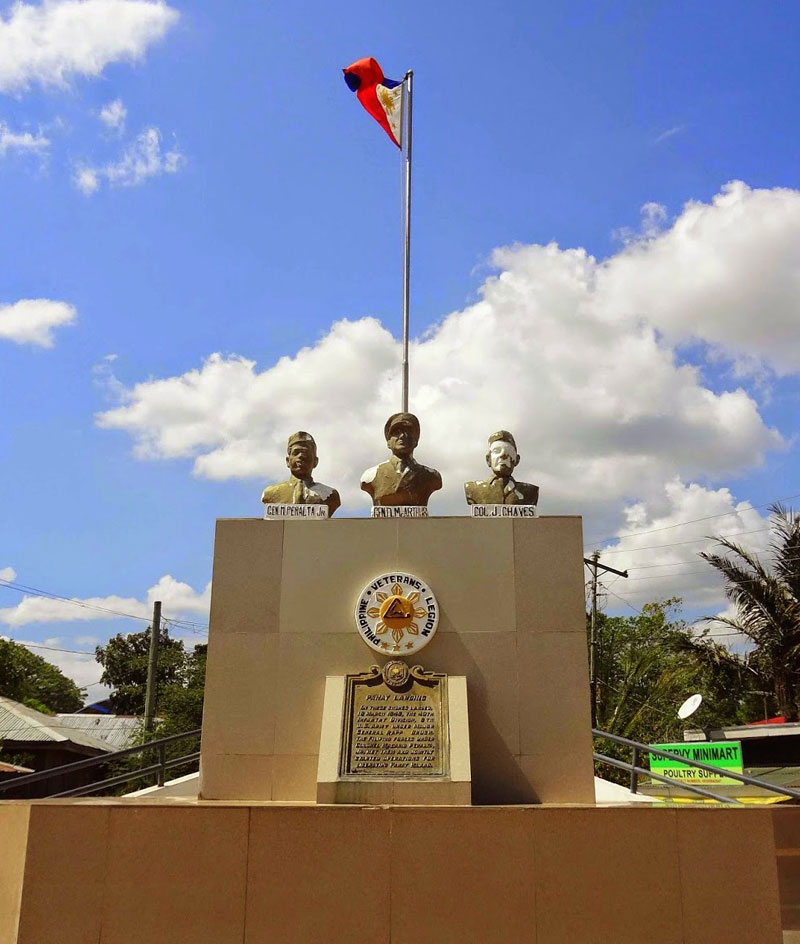 Panay Landing Memoria marker in Parara, Tigbauan.