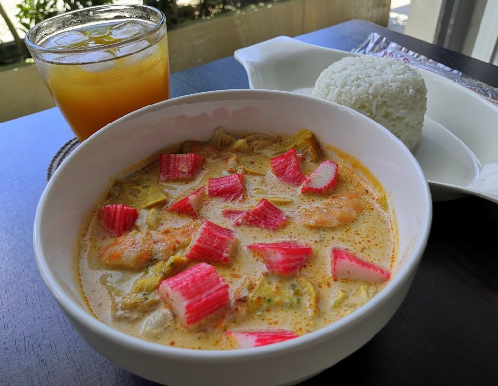 Seafood Laksa with Rice of 186 Laksa