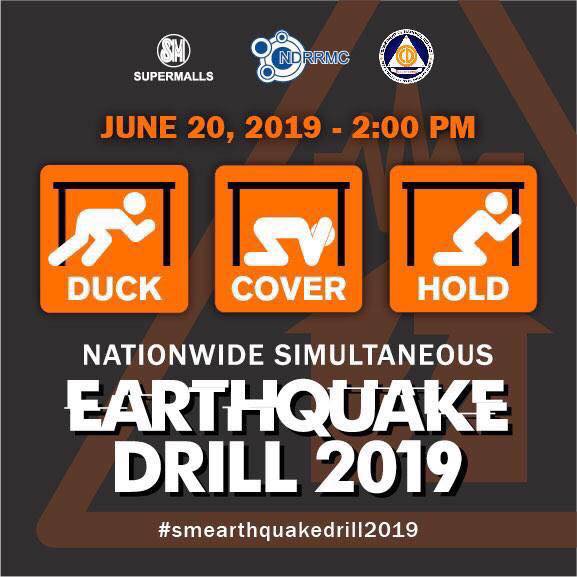 SM City Iloilo joins earthquake drill.