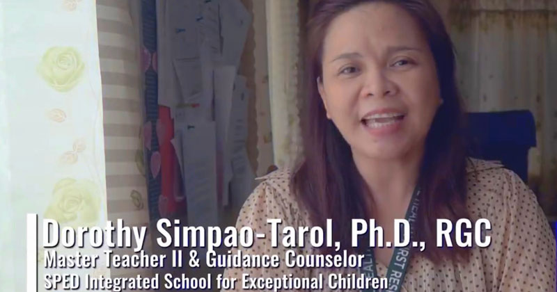 Dr. Dorothy Simpao Tarol of SPED-ISEC