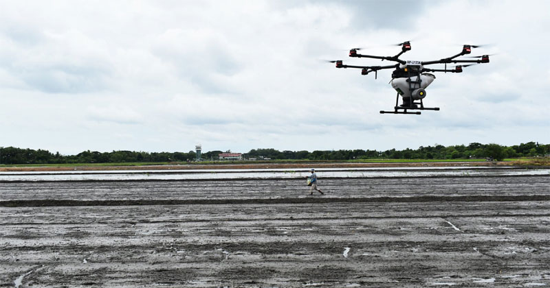 DA agricultural drones for farming