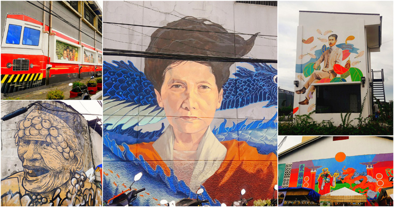 Iloilo City art murals along Muelle Loney Street.