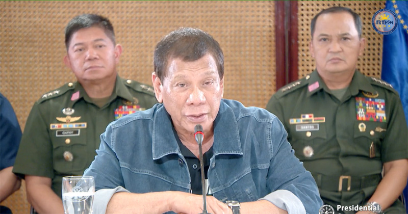 President Duterte address the nation on Covid-19