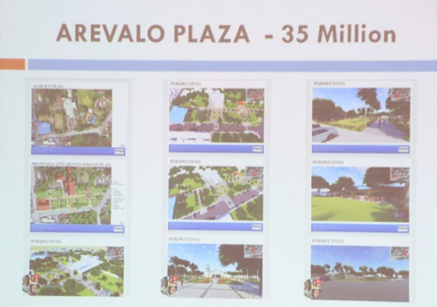 Iloilo City has requested the Tourism Infrastructure and Economic Zone Authority for funding for the rehabilitation plans for Arevalo Plaza.