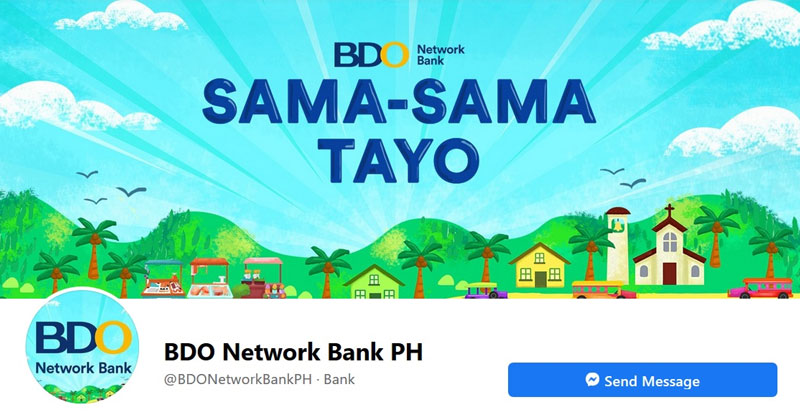 BDO Network Bank Facebook page