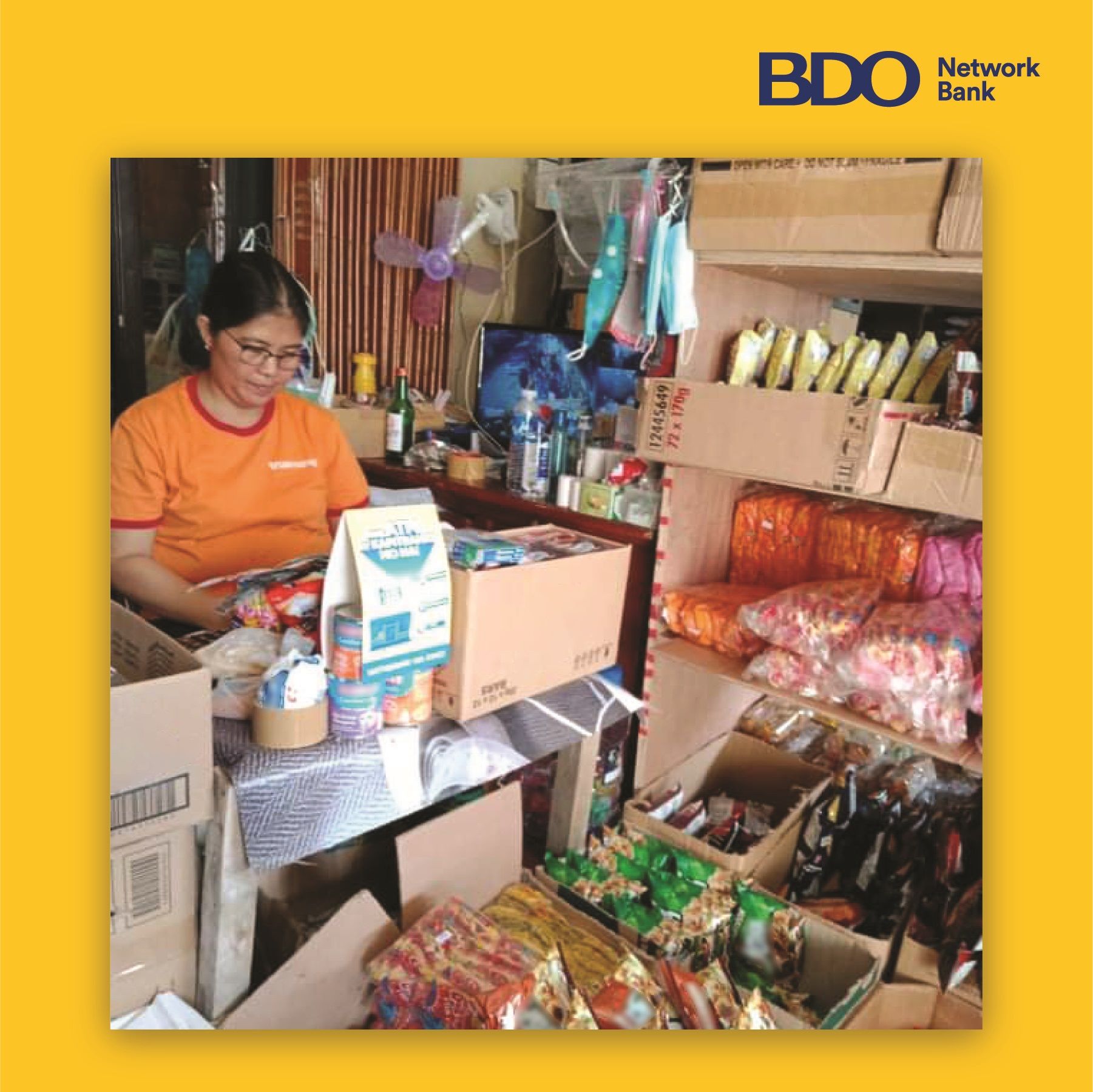 BDO NETWORK BANK MSME. Sobra ang pasasalamat ni Lulu Saquing sa BDO Network Bank Kabuhayan Loan dahil nakatulong ito para makabili sya ng van na ginawa niyang rolling store sa kanilang lugar sa Cagayan Valley.
