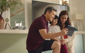 PLDT Home #DoItBetter campaign with Toni Gonzaga and family.