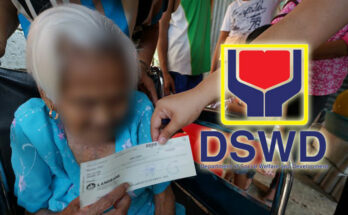 DSWD cash gift to centenarians.