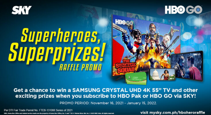 Skycable and HBO raffle promo