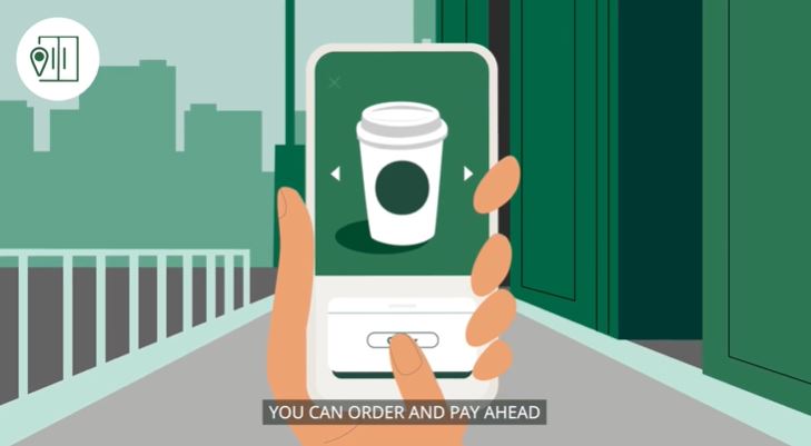 Starbucks Mobile Order and Pay.