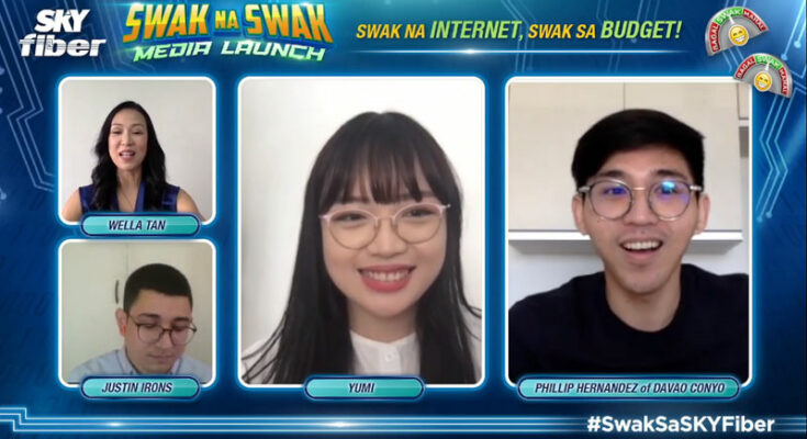 SKY Fiber chat with Davao Conyo and Yumi.