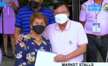 Market stalls awarded to Iloilo Terminal Market vendors.