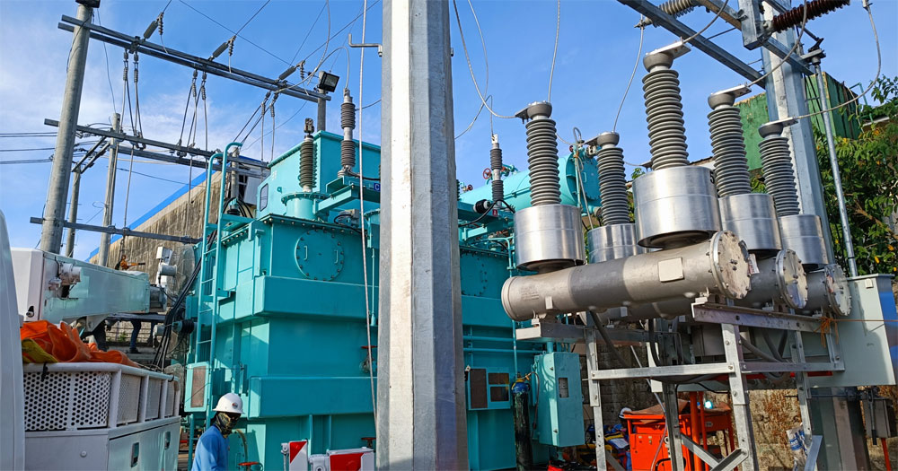 MORE Power replaces Gen. Luna substation transformer into 33MVA