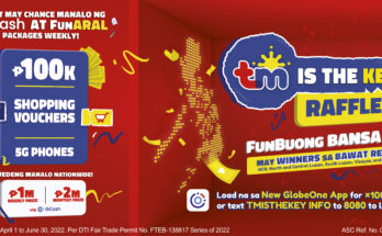 TM is the key raffle promo for two million pesos.