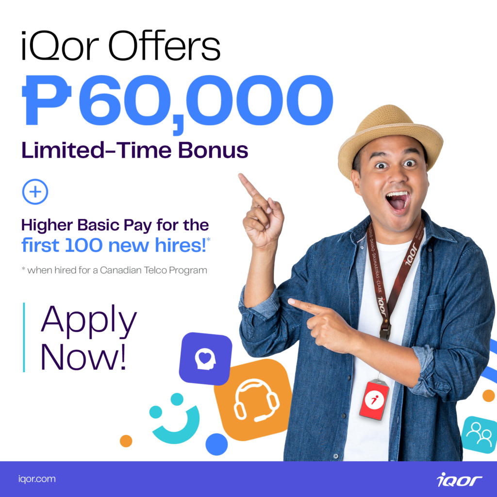 iQor offers 60k Limited Time Bonus