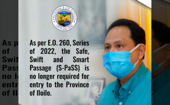 No S-pass in Iloilo Province
