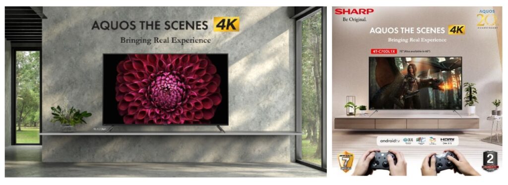 Sharp’s new Aquos 4k Smart Android TV