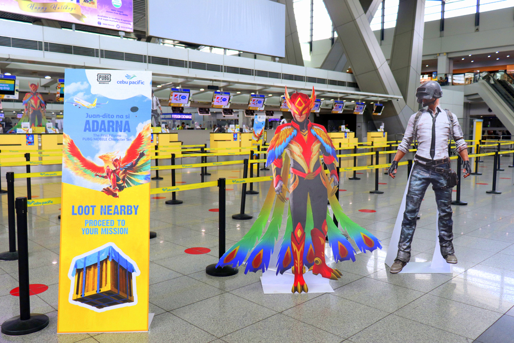 Phoenix Adarna themed check in counters in NAIA Terminal 3