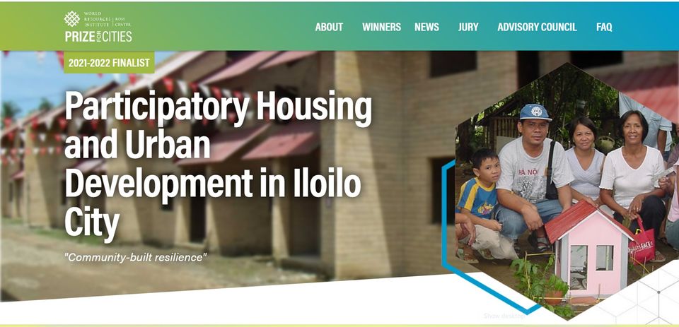 Iloilo City is Top 5 in WRI Global Prize for Cities