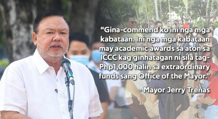 Iloilo City gives cash incentives to ICCC academic awardees
