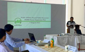 MORE Power president and CEO Roel Z. Castro presented expansion plans of distribution utility in Iloilo Province.