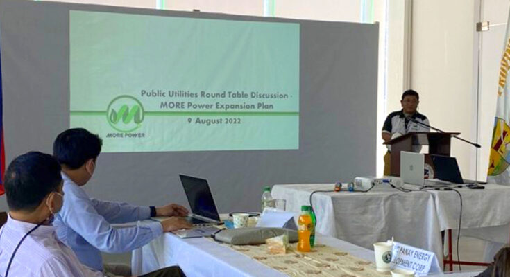 MORE Power president and CEO Roel Z. Castro presented expansion plans of distribution utility in Iloilo Province.