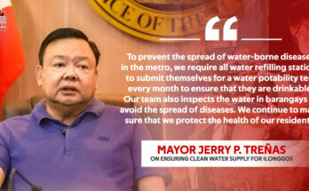 Iloilo City Gov't ensures clean water supply for Ilonggos.