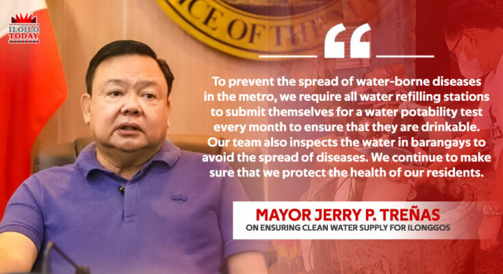 Iloilo City Gov't ensures clean water supply for Ilonggos.
