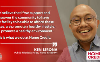 Ken Lerona of Home Credit on support for Iloilo bike festival.