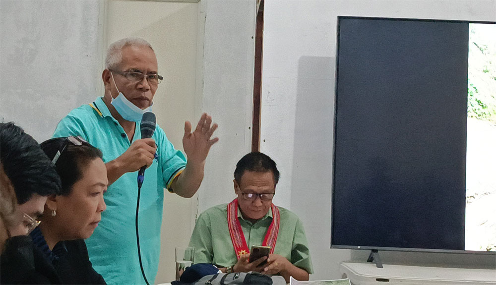 Jimmy Lastrilla, head of the council of elders of Barangay Agcalaga, Calinog.