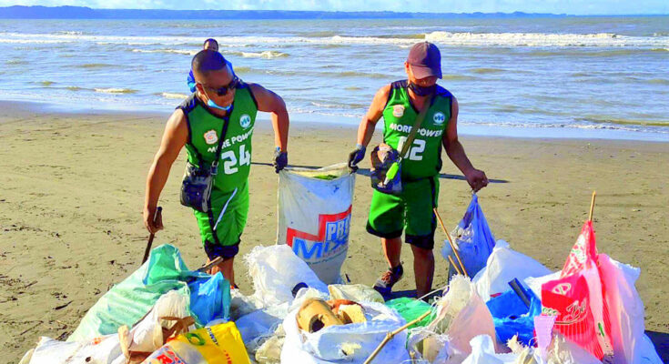 MORE Power Guardians of the Environment joins coastal cleanup in Villa beach.