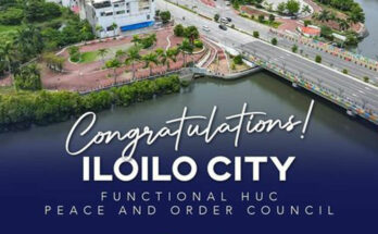 Iloilo City Peace and Order Council fully functional says DILG.