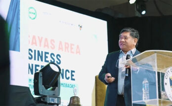 Roel Z. Castro speaks at the 1st Visayas Business Conference of PCCI.