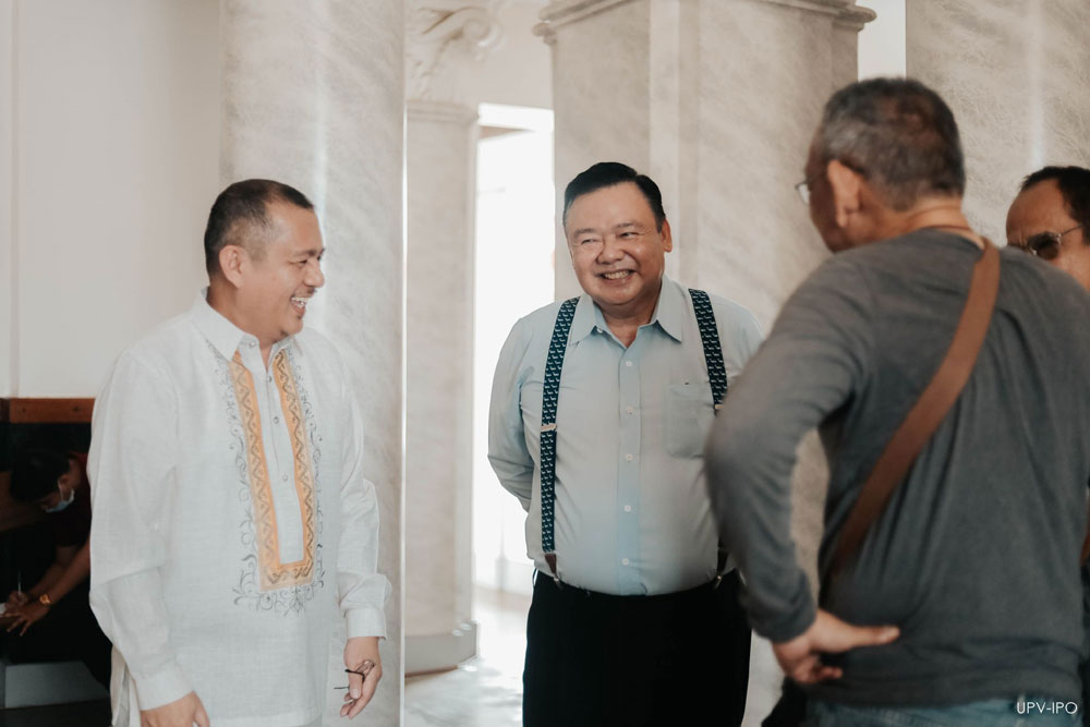 UP Visayas Chancellor Clement Camposano and Iloilo City Mayor Jerry P. Trenas.