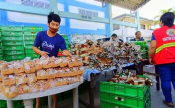 1,817 packs of Angelina bread by Angelina Bakeshop for the affected families of STS Paeng