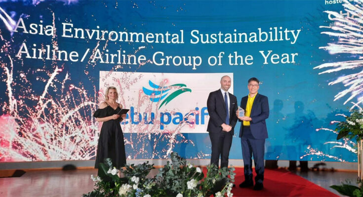 Cebu Pacific gets CAPA Award for sustainability.