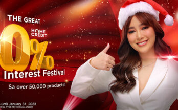 Moira as brand ambassador of Home Credit’s The Great 0% Interest Festival.