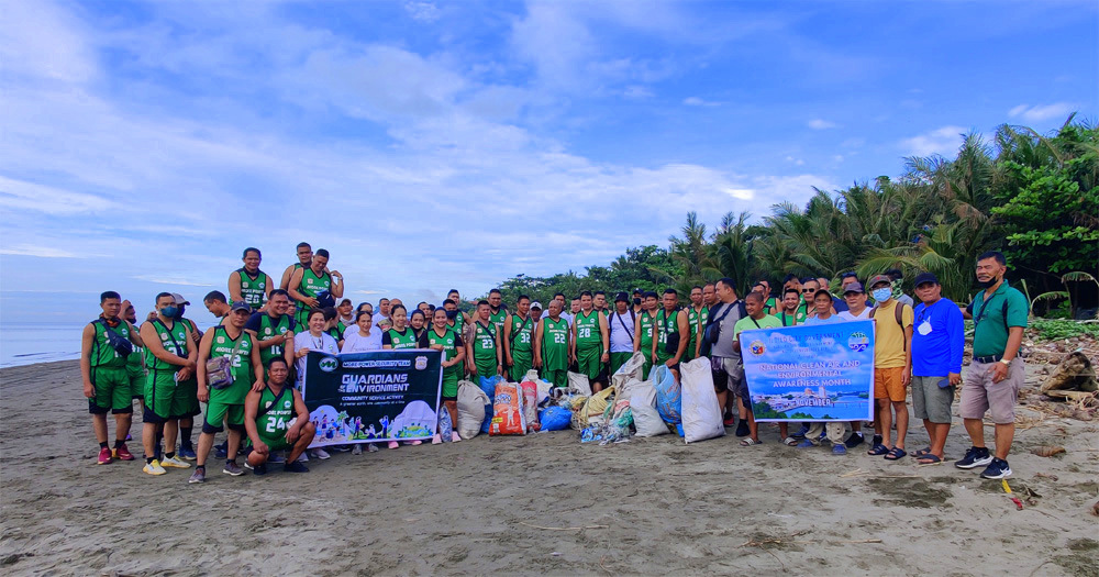 MORE Power employees join the cleanup drive of Iloilo City in coastal and city forest areas.
