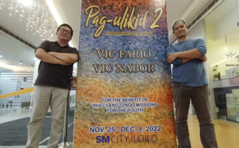 Vic Nabor and Vic Fario’s art for a cause at SM City Iloilo
