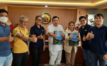 (L-R) Coun. Miguel Treñas, Exec. Assistant for Utilities Francis Cruz, Metro Pacific Water Chief Operating Officer Maida Bruce, Mayor Jerry Treñas, Cong. Jamjam Baronda, MPW Assistant Vice-President for Business Development and MPW Associate Legal Carlos Pagdanganan.