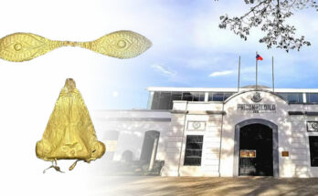 Oton Gold Death Mask in National Museum Western Visayas Iloilo