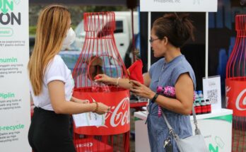 Coca-Cola's Tapon to Ipon program encourages collection and recycling of plastic bottles during fiestas