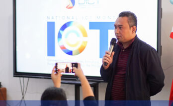 DICT 6 ICT month celebration with Engr. Sherwin Roy Faduga