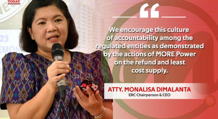 ERC Chairperson Atty. Monalisa Dimalanta on MORE Power Iloilo.