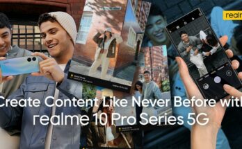Content creation with realme 10 Pro series 5g