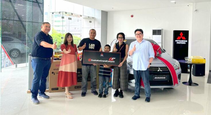 Mitsubishi Grand Canyon Iloilo Celebrates its 500th Client Anthony Parohinog