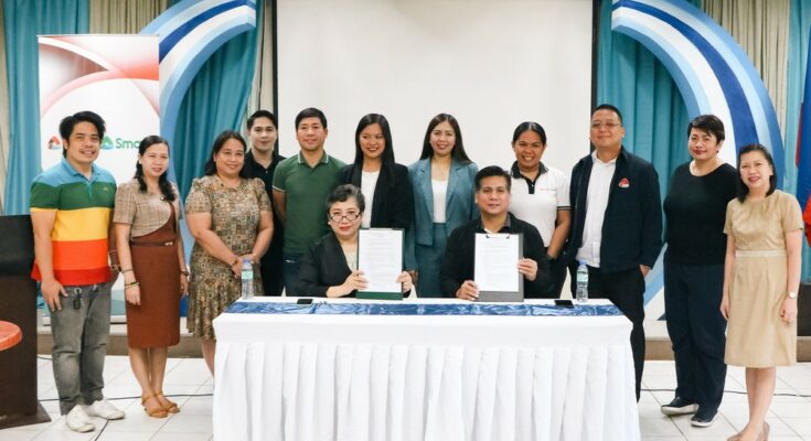 PLDT, Smart, and West Visayas State University for the development of #LearnSmart Hiligaynon app.