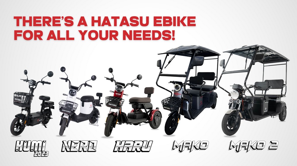 There's a HATASU ebike for all your needs