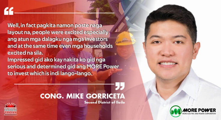 Congressman Mike Gorriceta on the entry of MORE Power in the 2nd District of Iloilo.
