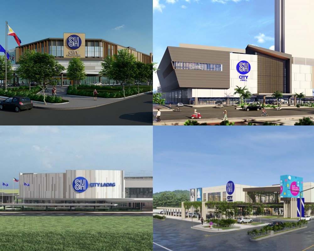 4 New SM Malls in 2024: SM City Caloocan, SM City J Mall, SM City Laoag, and SM City La Union